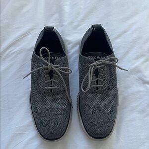 Cole Haan Men's Charcoal Knit Oxfords
